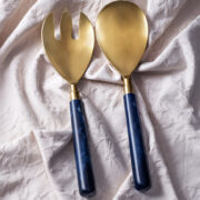 Palas de servir dorados