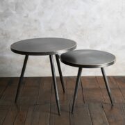 Set 2 mesas en chapa